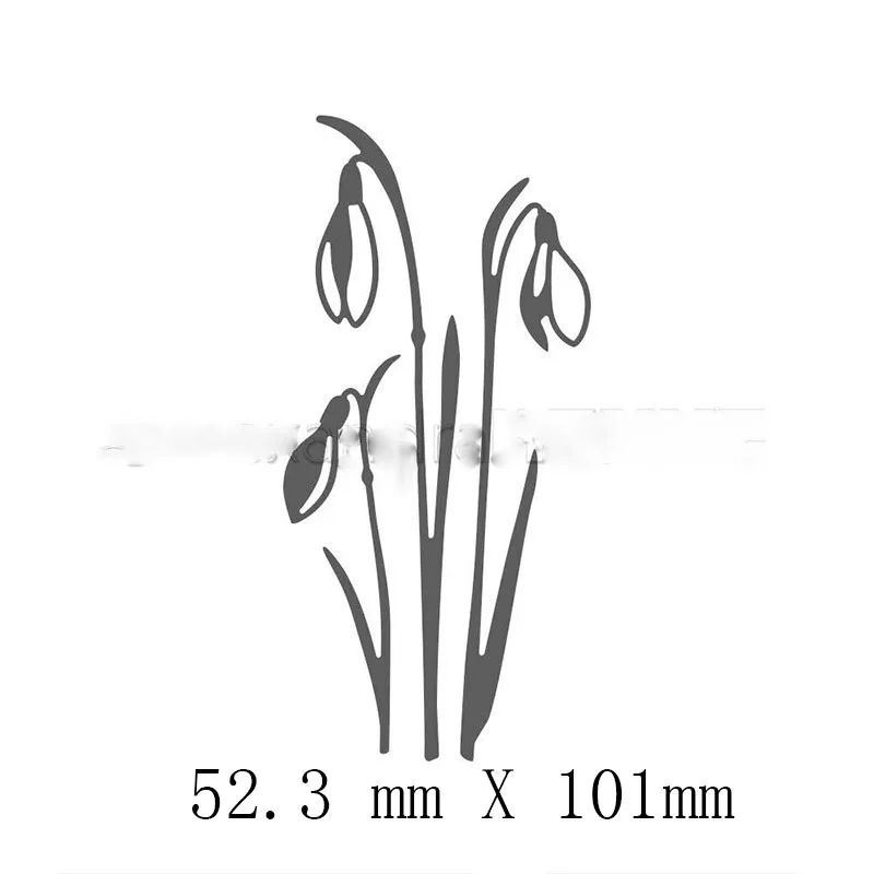 Wildflower снежинки новинка 2019 металлические Вырубные штампы Diecut для рукоделия