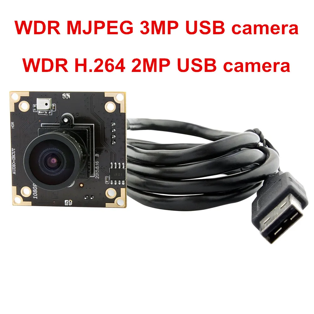 

ELP Free Driver 3MP UVC OTG WDR USB Camera with microphone for highway tolling system