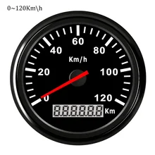 Универсальный 85 мм водный мотоцикл спидометр манометр 120 км/ч 200 км/ч Автомобильный спидометр 12~ 24 В подходит дизельный бензиновый двигатель