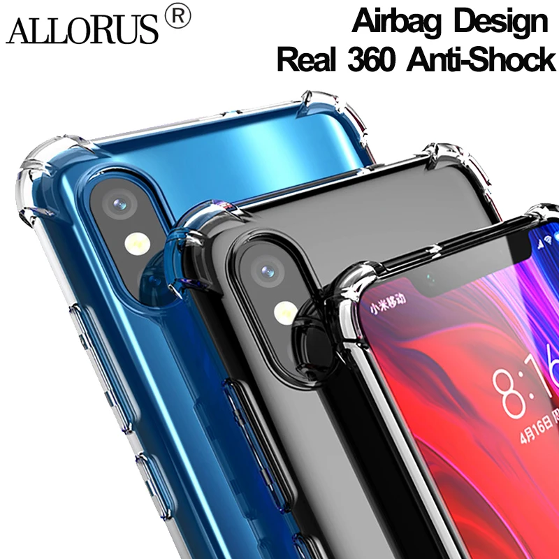 Противоударный чехол ALLORUS для Xiaomi Redmi K20 Pro Note 7 5 Go телефона Mi A2 lite 9 SE силиконовый из