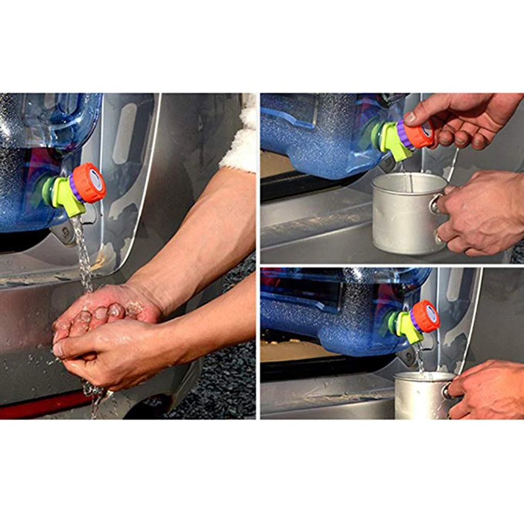 Water Storage Container Can 7.5L Liter Carrier Tap Food Grade for Outdoor Travel Camping Cycling Bicyle Water Bottle