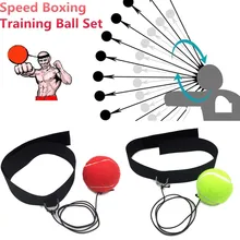 

Boxing Fight Ball Tennis Ball with Head Band for Reflex Reaction Speed Training in Boxing Punching