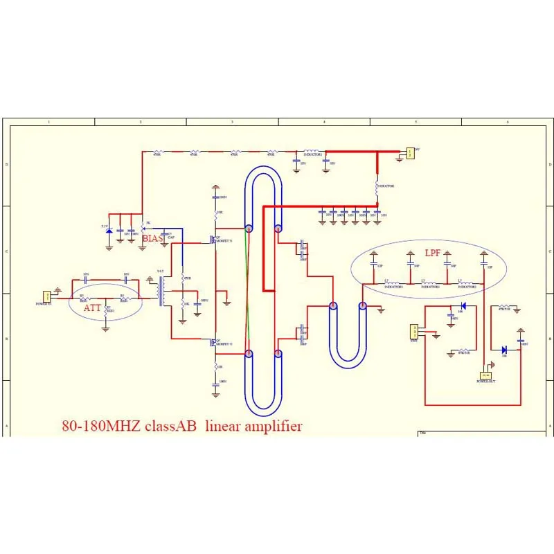 100W FM УКВ 80 МГц-170 МГц RF Мощность Плата усилителя усилитель "сделай сам" для Ham Радио C4-001