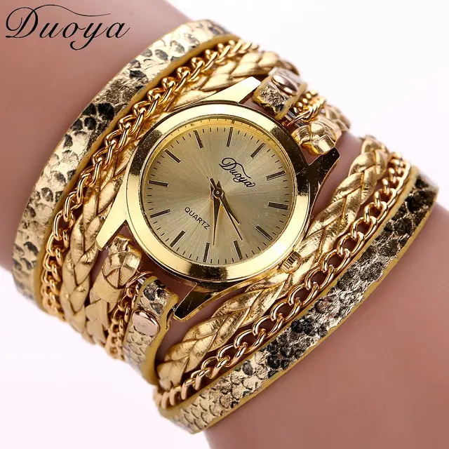 Hot Sale Top Luxury Gold Watch Fashion Long Leather Bracelet Watch Women Watches Hot Sale Top Luxury Gold Watch Fashion Long Leather Bracelet Watch Women Watches