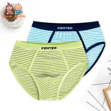 4 шт./партия, нижнее белье для мальчиков детское нижнее белье из хлопка с треугольными чашечками трусы для мальчиков-подростков, FYFP94