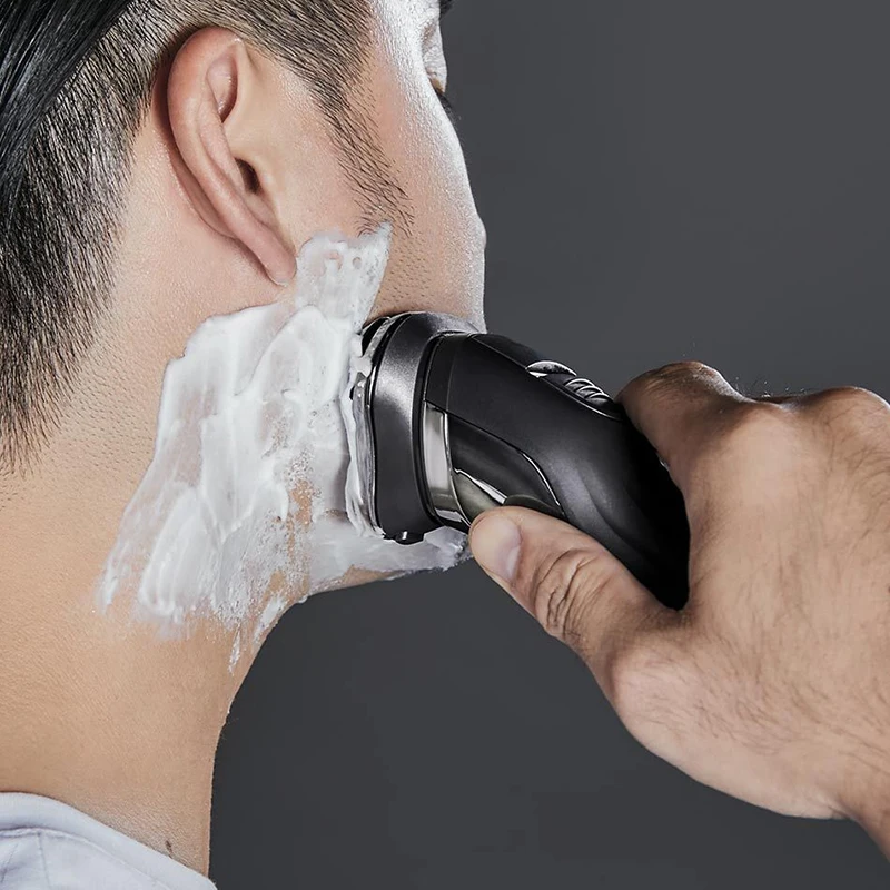  XIAOMI SO WHITE Men Washable USB Rechargeable Electric Shaver Wireless Smart Control Razor IPX7 Wat
