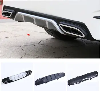 

ABS REAR TRUNK LIP SPOILER DIFFUSER EXHAUST BUMPER PROTECTOR COVER FOR Honda Civic 10th Gen 2016 2017 2018 BY EMS