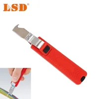 LY25-6 нож для зачистки проводов ПВХ, резина, PTFE Силикона 8-28 мм зачистки кабеля Нож мини нож электрика - изображение