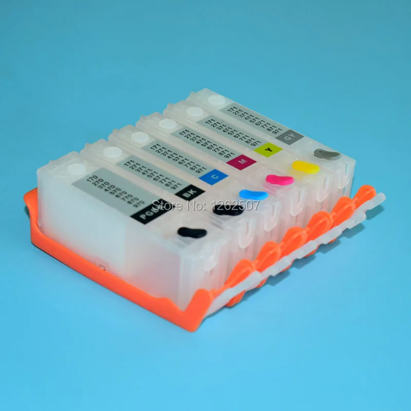 Canon PGI-570 CLI-571 Refill ink Cartridge 6Color (2)