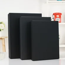 Модные Подарочная коробка индивидуальные Рождественский подарок на день рождения картонной творчества Бизнес подарок на заказ платье коробка сплошной цвет