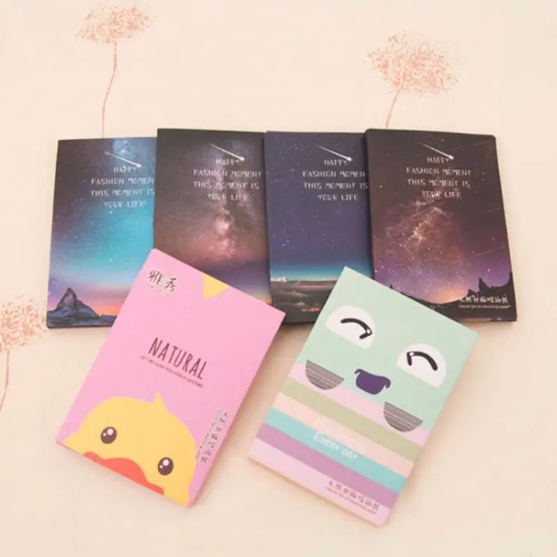 

Tissue Papers Makeup Cleansing Oil Absorbing Face Paper Korea cute cartoon Absorb Blotting Facial Cleanser Face Tools girl boy