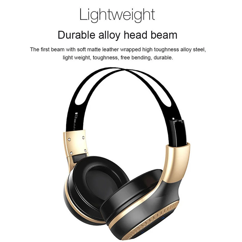 Zealot B20 Foldable Wireless Bluetooth Headset Headphone Hi-Fi Bass Mic Earphone For iPhone iPad For Samsung Huawei A30