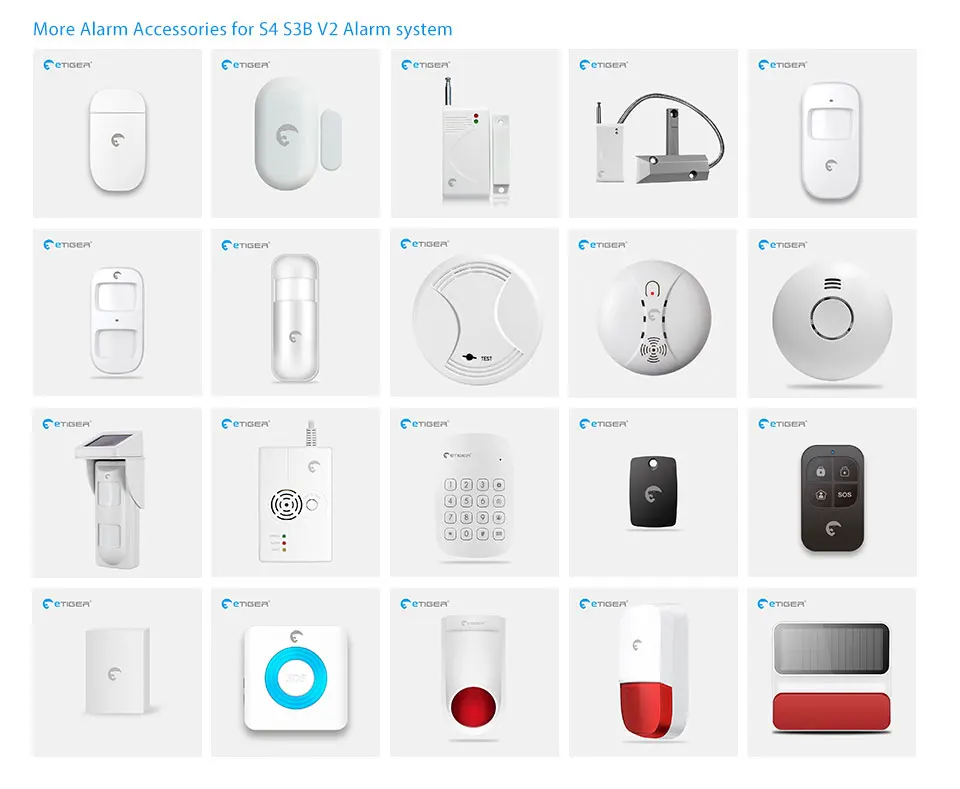 Бесплатная доставка Etiger S4 охранной сигнализации Системы GSM сигнализация дома Системы с RFID чтения и приложение Управление