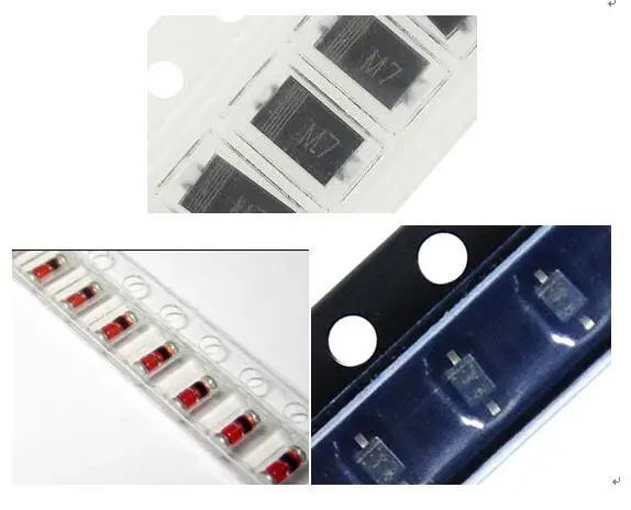 

100PCS SR160 1N4148 IN4148 1N4001/M1 1N4004/M4 1N4005/M5 1N4007/M7 1N5819 RS1M RS2M US1M US1K 1SS355 SMD SMA Diode IN Free Ship