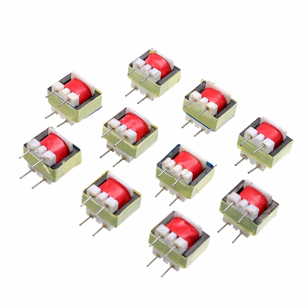 10pcs/pack High Frequency EI14 Audio Transformer Transformateur Audio 1300 : 8 Ohm POS Transformador Ringing Mayitr