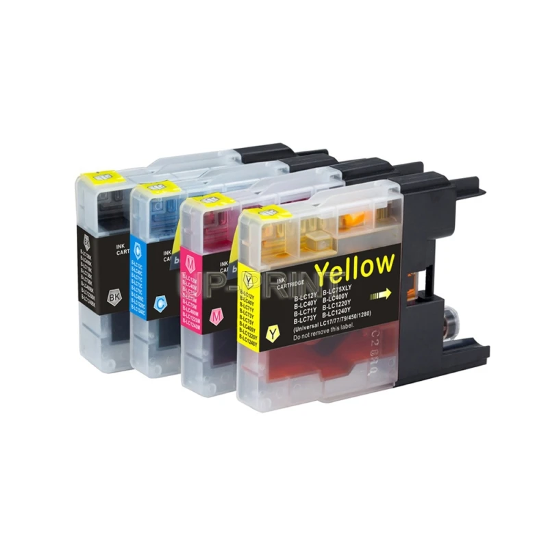 UP 4PCS Compatible Ink Cartridges for Brother MFC-J5910DW MFC-J6510DW MFC-J6710DW MFC-J6910DW LC1240 LC1280 LC75 | Компьютеры и офис