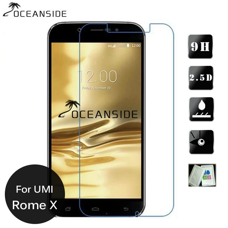 

Glass Cover For Umi Rome X Tempered Glass Screen Protector 9H 2.5D Premium Protective Film On RomeX pelicula de vidro