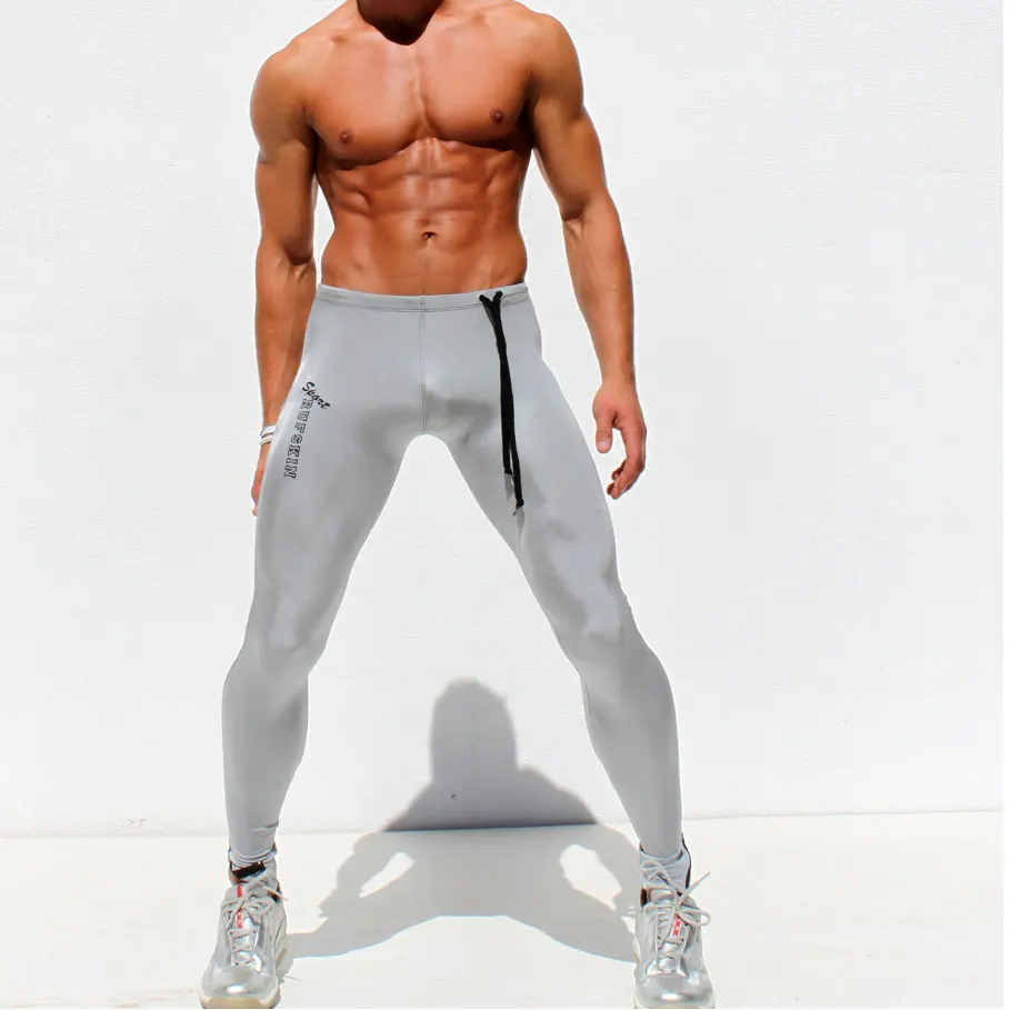 Мужские беговые камуфляжные компрессионные брюки-скинни Легинсы базовый слой спортивные брюки для фитнеса колготки Спортивная Сексуальная Спортивная одежда