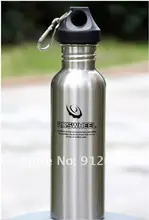 Envío de la NUEVA Bicicleta de la Bici del Acero Inoxidable 750 ML Botella de Agua botellas de boca Grande