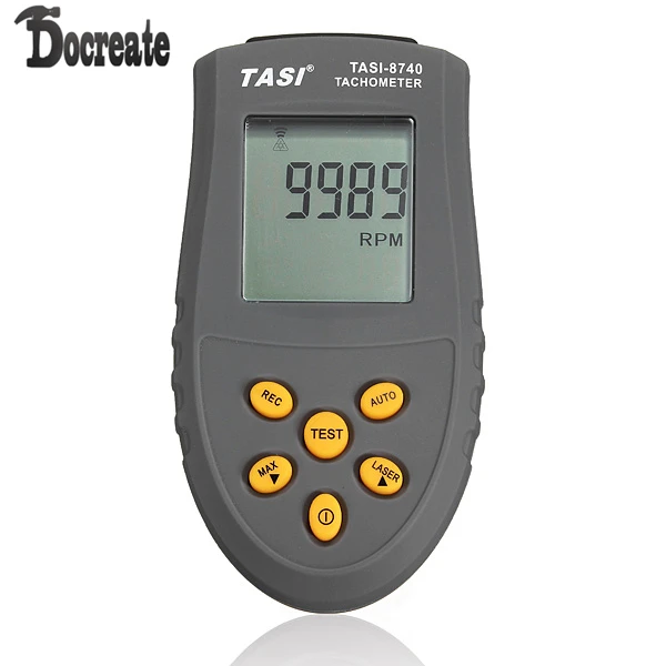 

TASI-8740 Non-contact LCD Digital Laser Tachometer RPM Speed Gauge