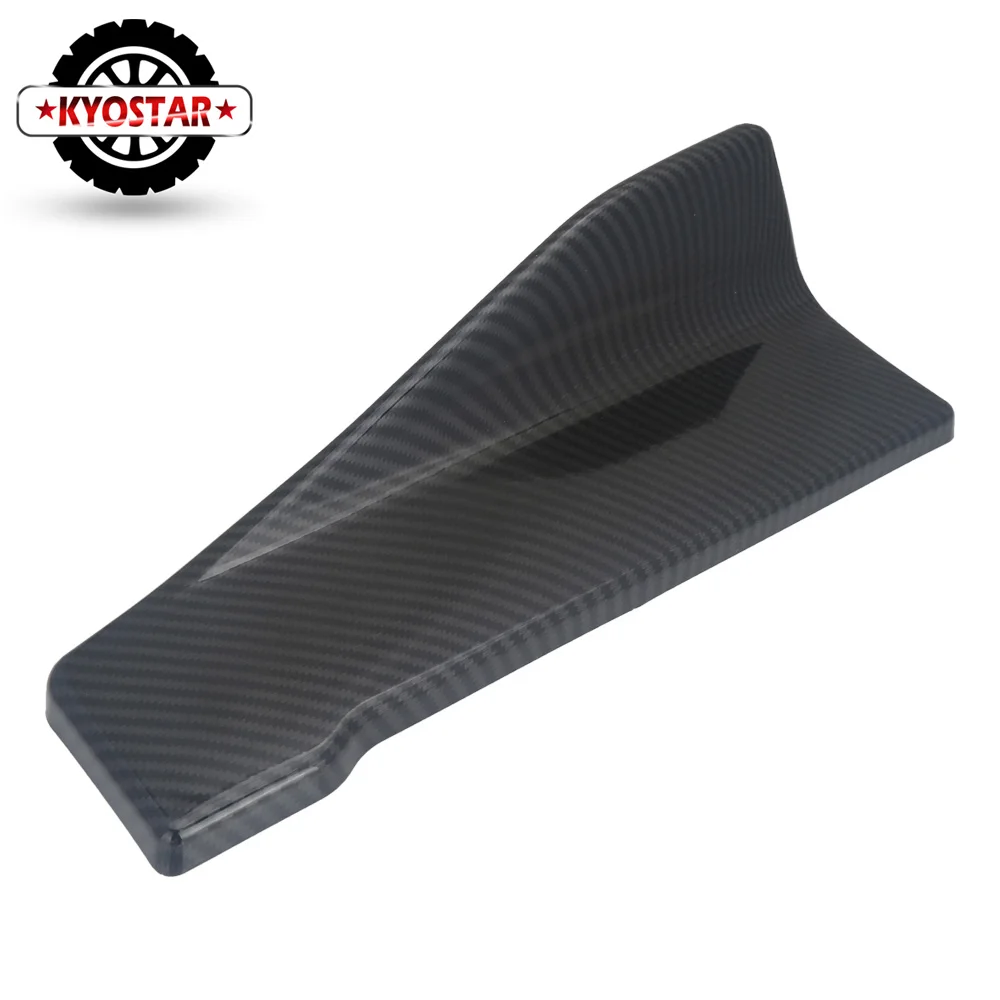 Divisor de ángulo trasero de fibra de carbono Universal para coche difusor de parachoques alerón alas Anti-choque modificado lado del cuerpo del coche falda