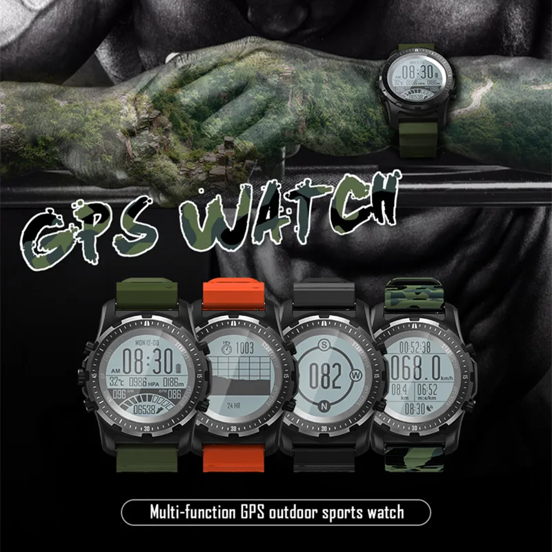 

AMYNIKEER Smart Watch S966 GPS GLONASS COMPASS Height Air Pressure Measurement Temperature Heart Rate Measurement pk Zeblaze