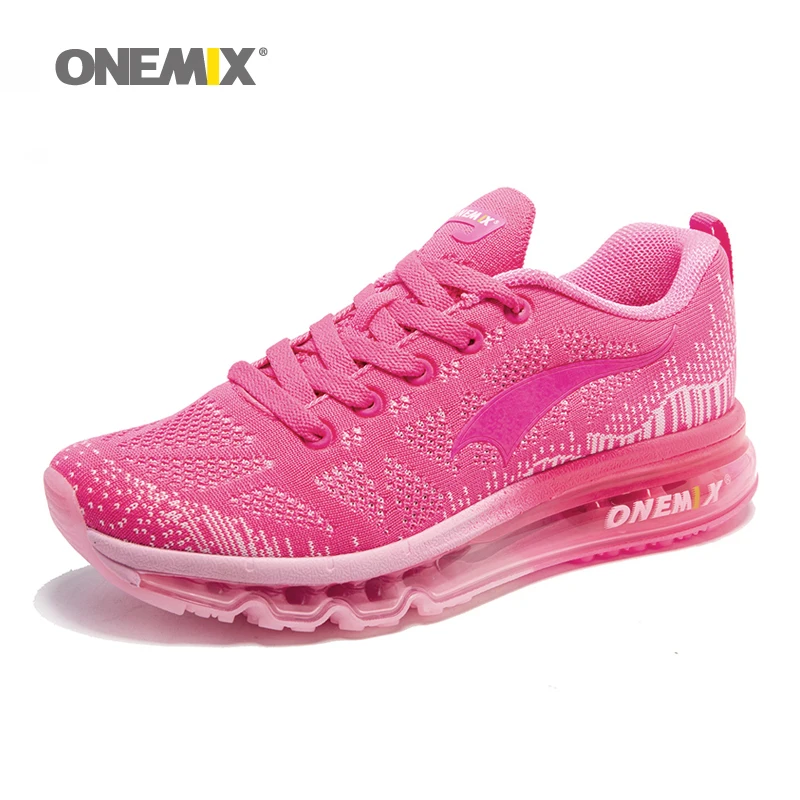  ONEMIX Women Running Shoes Weave Breathable Sport Shoes Air Cushion for Women Jogging Sneakers 1118 