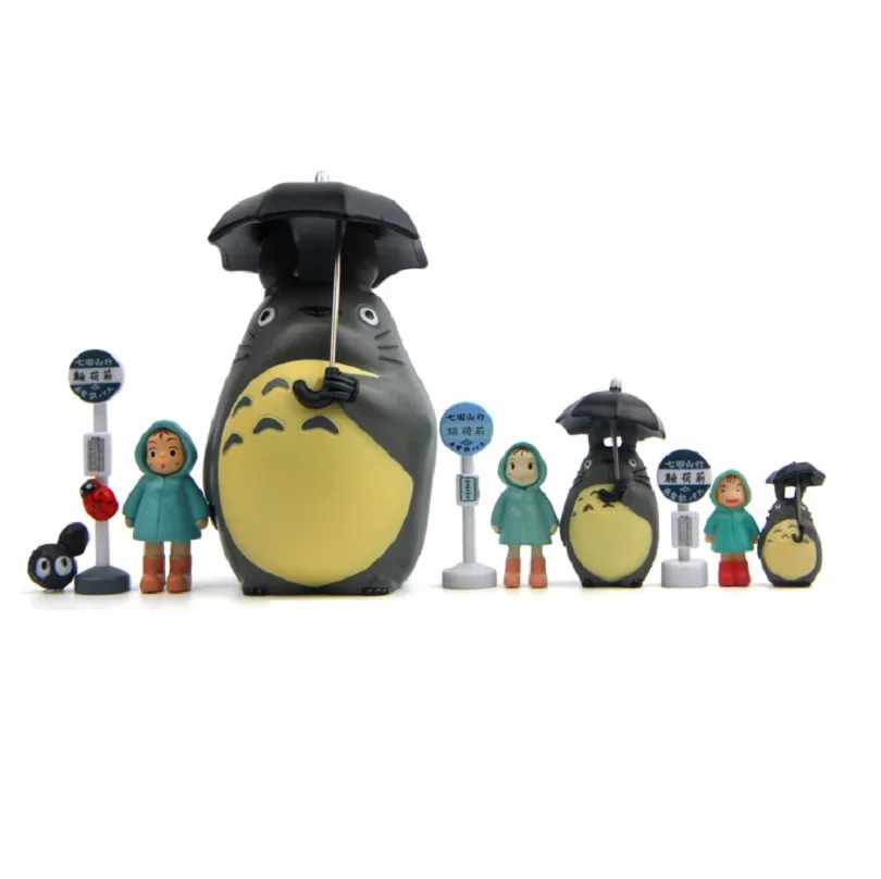 10 см крутая фигурка Мой сосед Тоторо, гибли Хаяо Миядзаки аниме серия фигурка животного Модель Коллекционная подарок juguetes