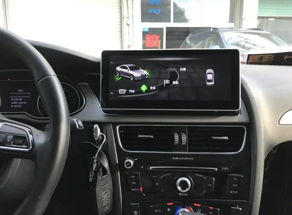 Excellent IPS 2Gb Ram 10.25inch Android 7.1 Car Dvd Gps Radio For Audi A5 Q5 A4L 2009 - 2016 Vedio Stereo Head Unit PC Multimedia Navi 4G 8