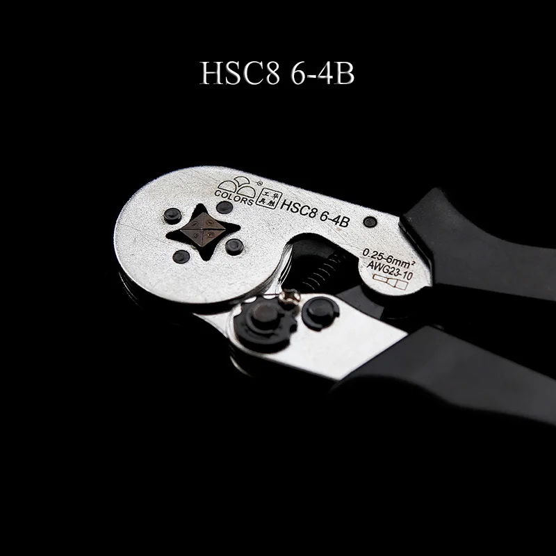 HSC8 6-4B 23-10AWG обжимные клещи трубки голенищу терминалы обжимной инструмент ручной разъем провода