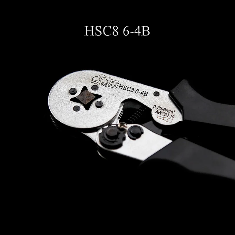 Обжимные плоскогубцы HSC8 6-4B 23-10AWG трубчатые клеммы с штыревыми соединителями |