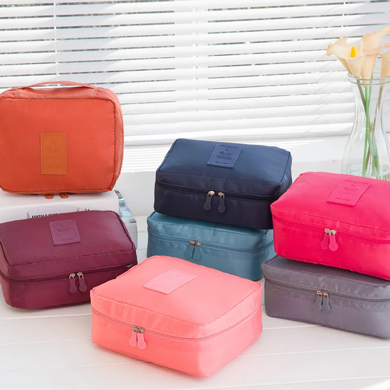 QIUYIN Solid Color Square Storage Bag Wholesale Custom Travel Wash Bag Waterproof Cosmetic Storage Bag Ladies Makeup QIUYIN Solid Color Square Storage Bag Wholesale Custom Travel Wash Bag Waterproof Cosmetic Storage Bag Ladies Makeup