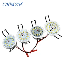 220 В 110 В светодиодный светильник, встроенный светильник, алюминиевый корпус, 3 Вт, 5 Вт, точечный светильник, Круглый 5730SMD встраиваемый светильник, кукурузная лампа