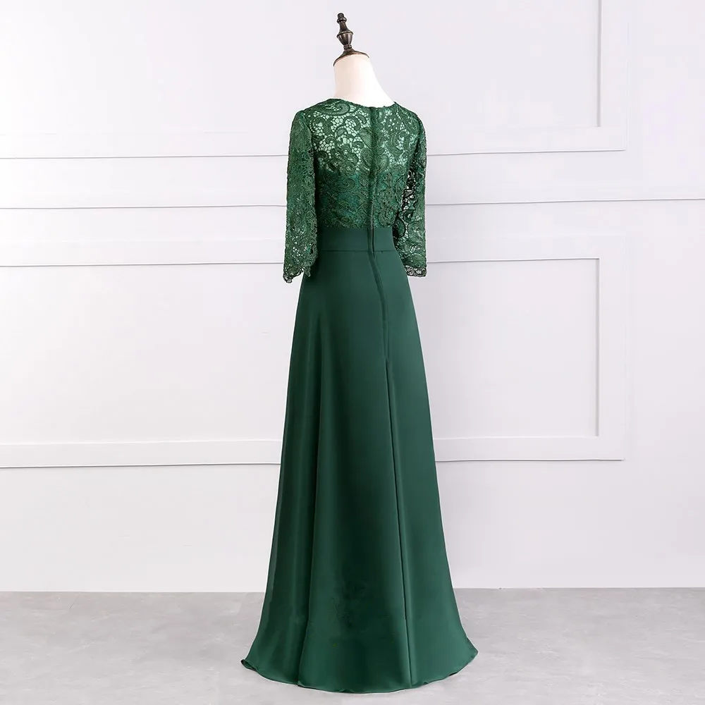 0018100_emerald_green_illusion_lace_bodice_34_length_sleeve_floor_length_dress_wm