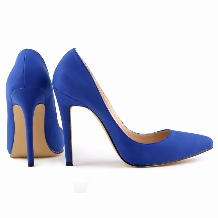 blue work heels
