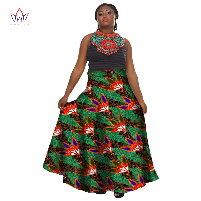 Лето 2017 г. женская одежда Африканский принт юбки длинные Африканский юбка пят юбка более Размеры 6XL женская одежда BRW WY415