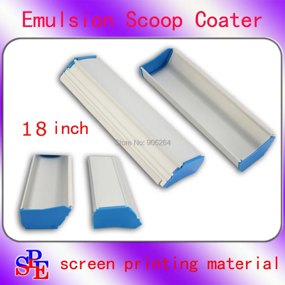 

18" 46cm Emulsion Scoop Coater Silk Screen Printing Sizing Scrape Coating