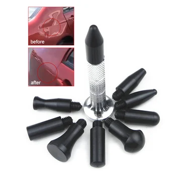 

Newly Dent Removal 8pcs Aluminum Tap Down Pen Knock Paintless Repair Tools Kit SDF-SHIP