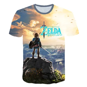 Kids Clothes T Shirt Breath of The Wild Link Champion  Zelda Children T-shirt for Boys and Girls Toddler Shirts Tee 4