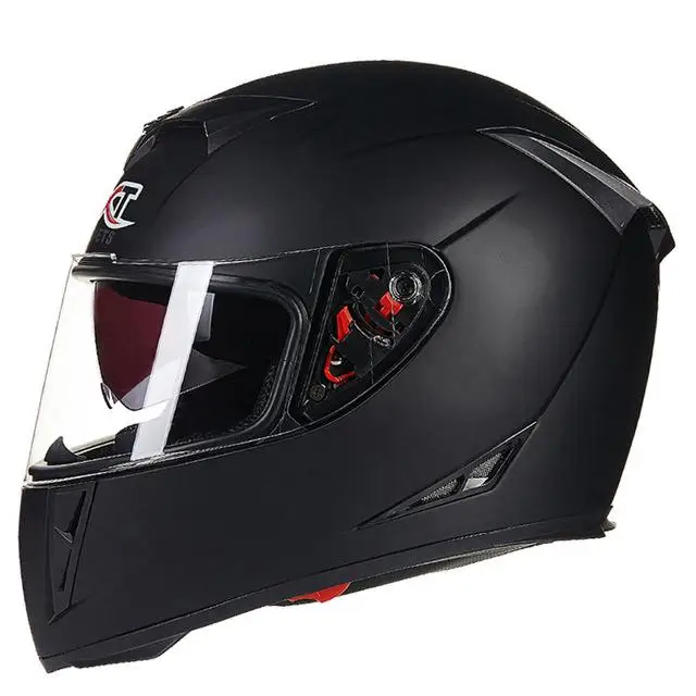 

Dragonpad Men Flip-up Dual Lenses Full-Face Motorcycle Helmet Antifogging Motorbike Riding Helmet