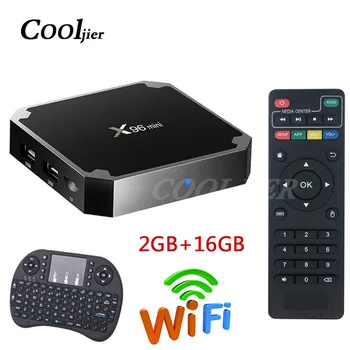 

X96 mini TV BOX Android 7.1 OS WiFi Smart TV Box 2GB 16GB Amlogic S905W Quad Core Set top box 1GB 8GB X96mini Media Player