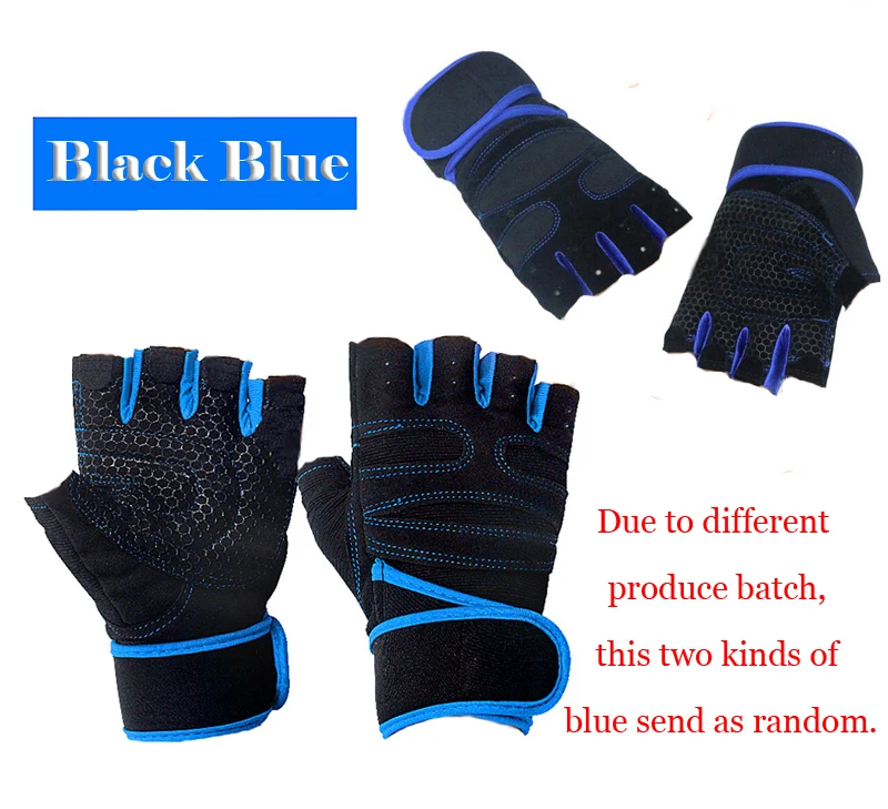 With Belt Body Building Fitness Gym Gloves Crossfit Weight Lifting Gloves For Men Musculation Women Anti-slip Barbell Dumbbell