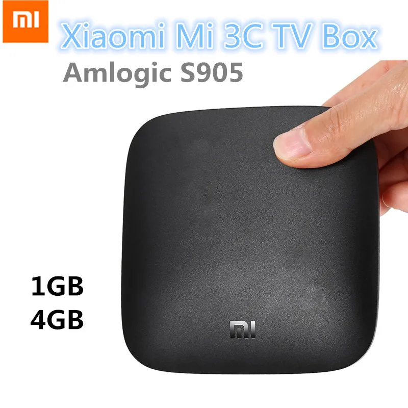 

Original Xiaomi Mi 3C Smart TV Box 4K 64bit Android 5.0 Media Player Quad Core Amlogic S905 Dolby DTS HDMI Set Top Box