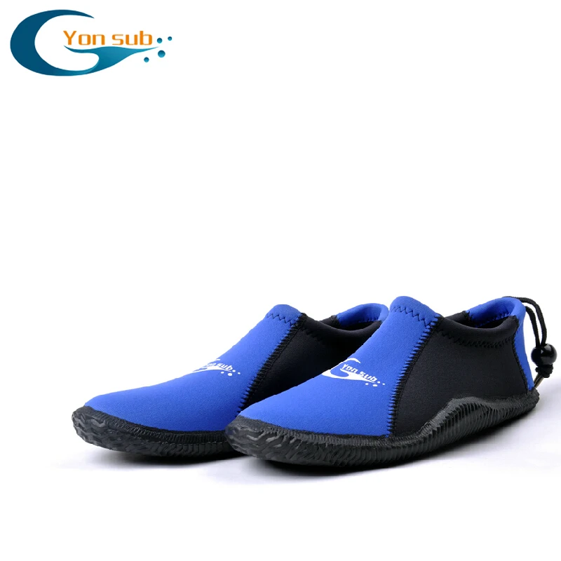 Yon Sub 3 мм Неопреновая Обувь для дайвинга верхняя нескользящая обувь для дайвинга теплая обувь для плавания рыболовная зимняя обувь для дайвинга аксессуары для плавников - Цвет: Синий