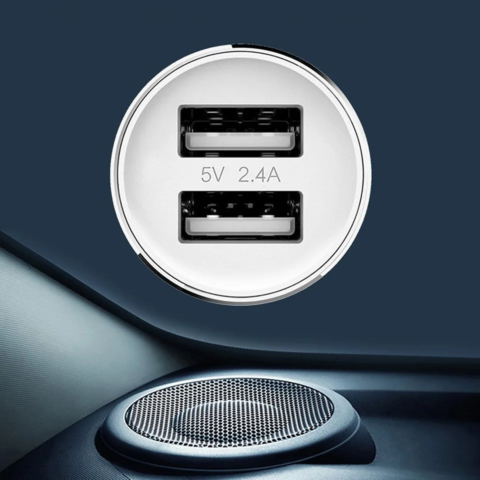 Original Xiaomi Roidmi Quick Car Charger Roidmi 3S Roidmi 2 S Bluetooth 4.0 FM Transmitter 5V 2.1A Adapter Music Playing