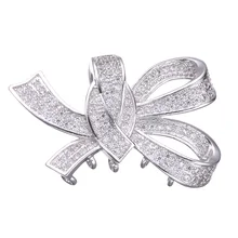 Suministros de fabricación de joyas micro pavé circonita transparente colgantes conectores de nudo de diamantes de imitación para el ajuste de colgante de joyería de perlas(China)