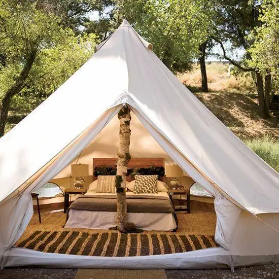 Amazon.com : DANCHEL OUTDOOR Large Canvas Tent with Stove