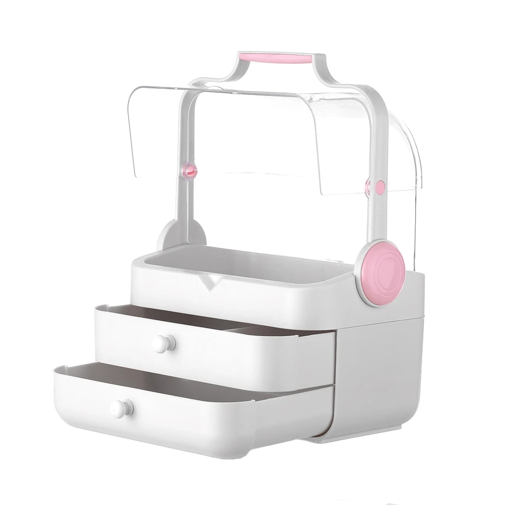 

Makeup Organizer Cosmetic Organizer Cosmetic Jewelry Makeup Storage Box Container Drawer Makeup Casket Table Desktop Sundry Case