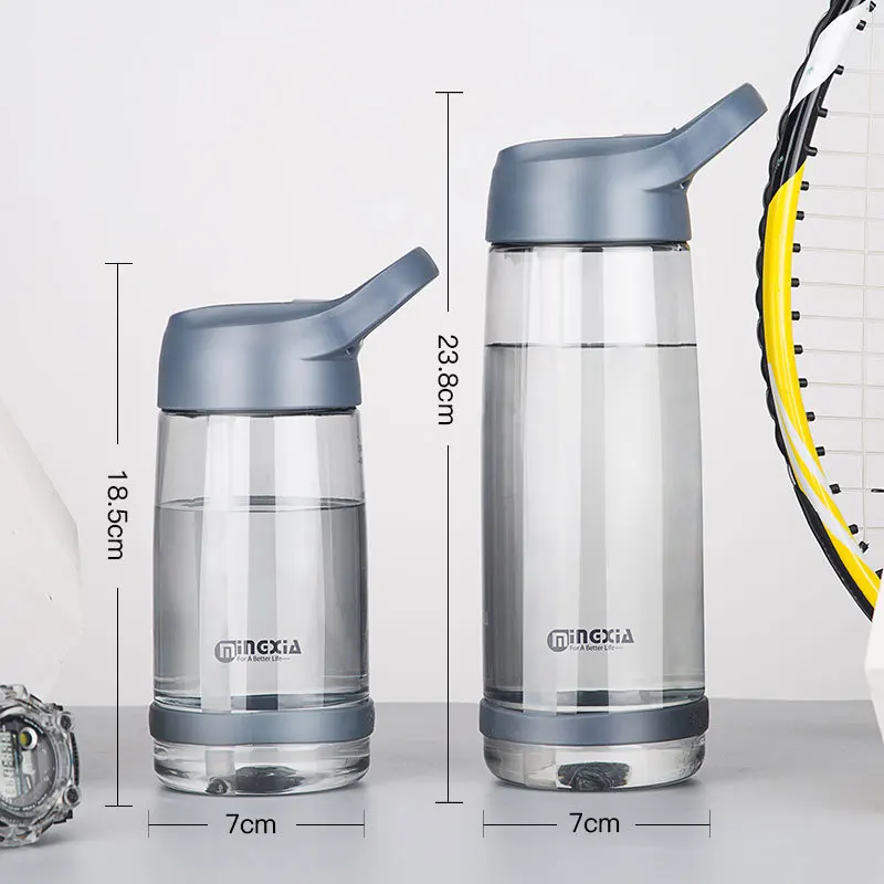 Брендовая BPA бутылка с соломинкой пластиковая Спортивная для питья воды фитнеса