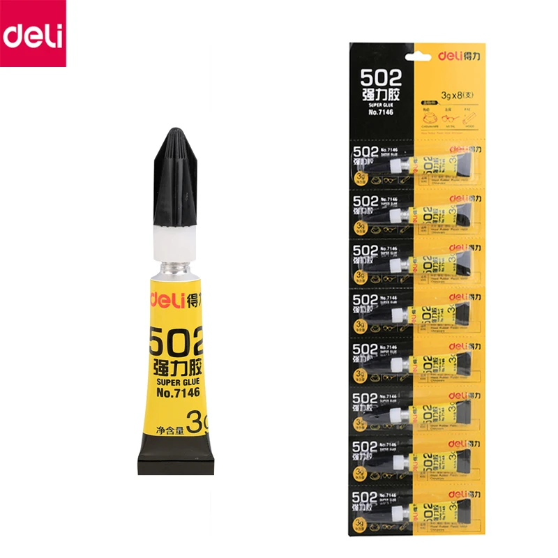 Buy Deli Liquid Glue 2 tubes Super 502 Glue Quick